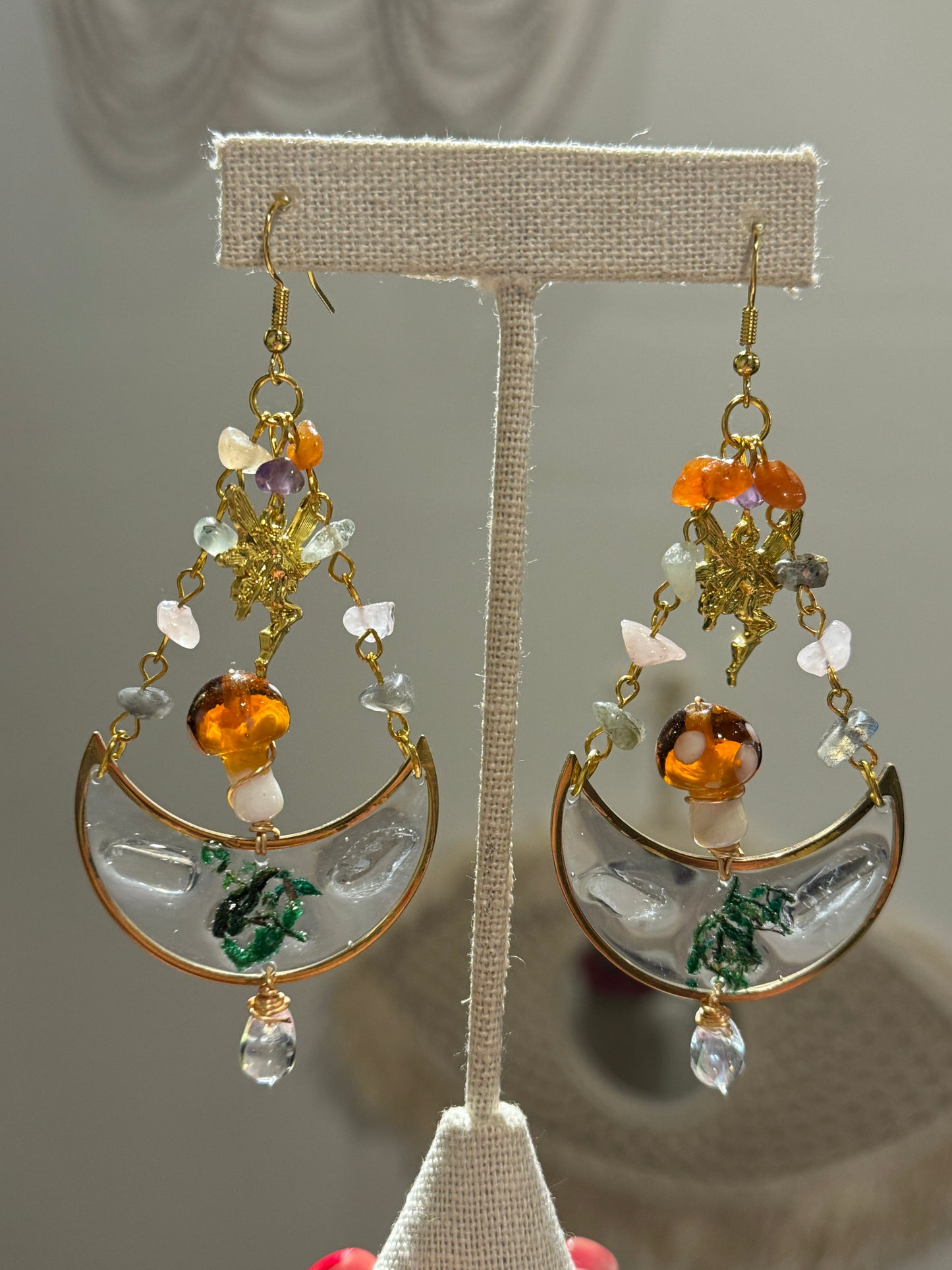 Whimsical Mushrooms Earrings