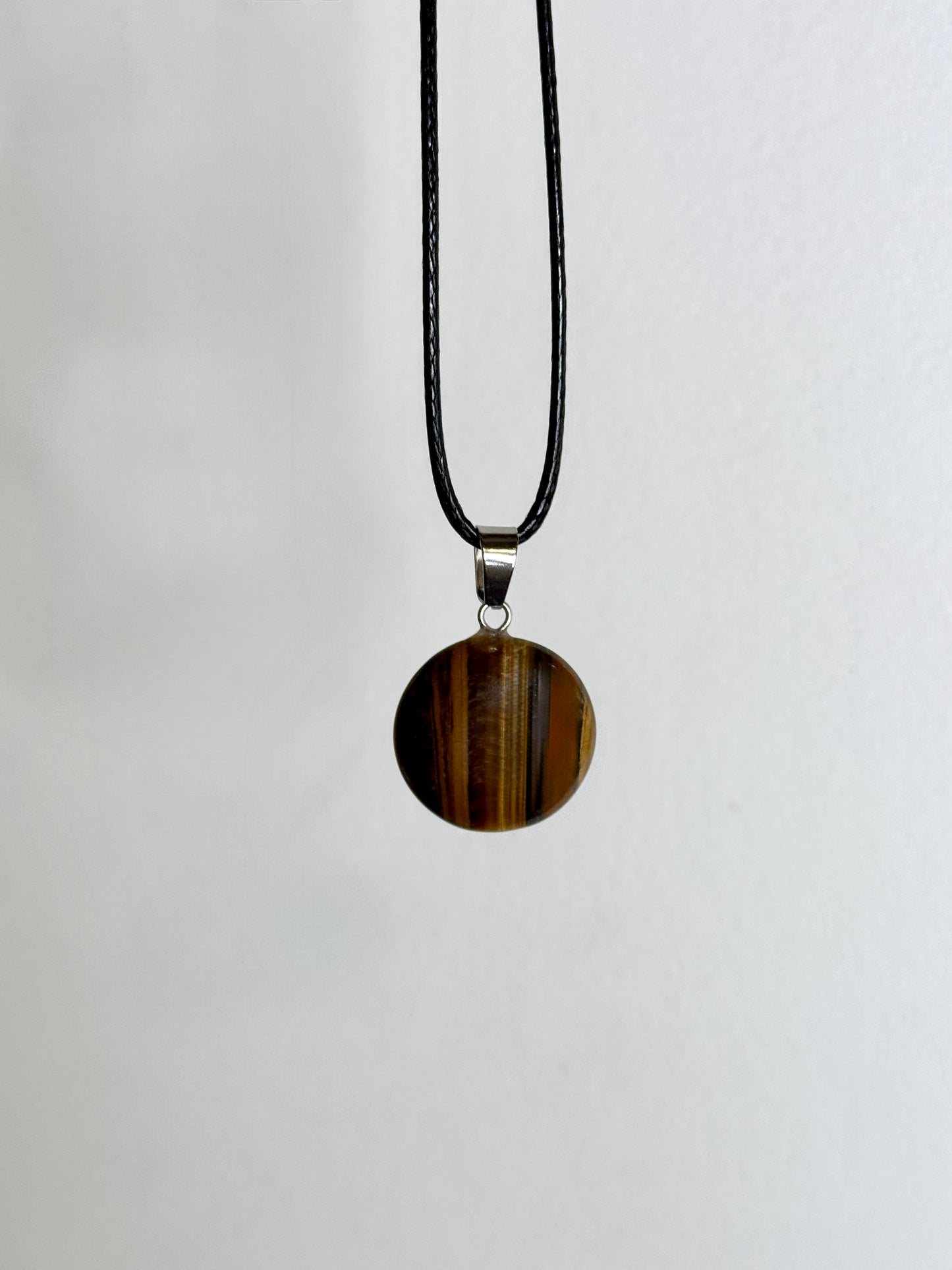 Round Tiger’s Eye Pendant