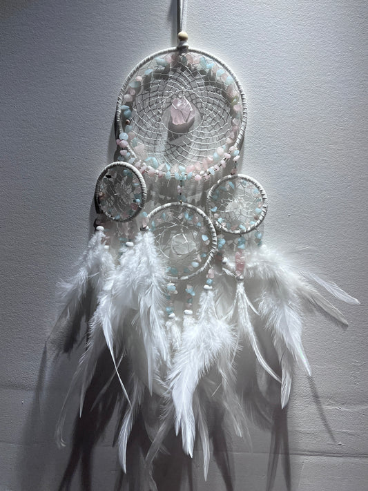 Handmade crystal dreamcatcher