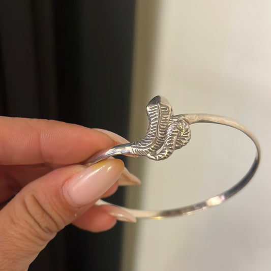 Silver Bangle Bracelet 03